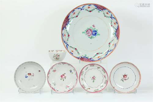 6 Assorted Chinese Export & European Porcelains