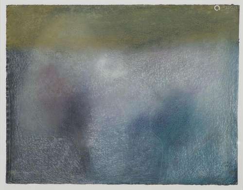 Pedersen, Carl Henning o.T. (Landscape). 1952. Kreide auf st...