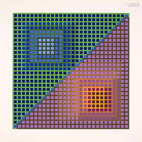 Vasarely, Victor o.T. Aus dem Portfolio "Vancouver"...