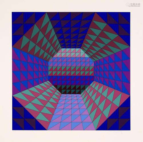 Vasarely, Victor o.T. Aus dem Portfolio "Vancouver"...