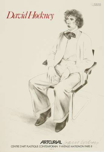 Hockney, David o.T. (Gregory Evans). 1979. Lithographie auf ...
