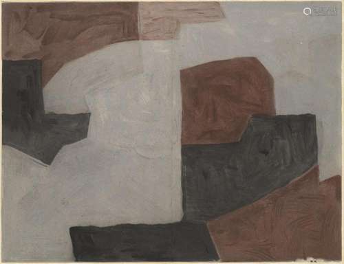 Poliakoff, nach Serge Composition brune, grise et noire (Kom...