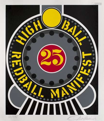 Indiana, Robert Highball in the Redball Manifest. 1996. Farb...