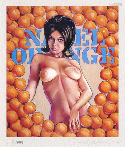 Ramos, Mel Navel Orange. 2013. Digitalprint auf Papier. 21 x...