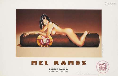 Ramos, nach Mel o.T. (Poster für Kantor Gallery). 1997. Farb...