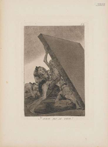 Goya, Francisco de Los Caprichos. Sammlung aus 6 Werken. Je ...