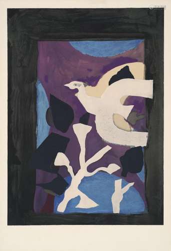 Braque, Georges Derniers Messages. 1967. Farblithographie au...