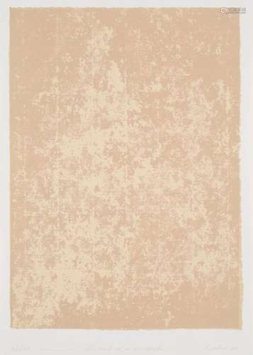 Villers, Bernard Portrait of a rice paper. 1990. Farblithogr...