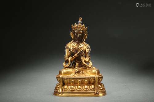 Gilt Bronze Statue of Buddha