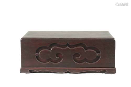 Red Sandalwood Lid Box