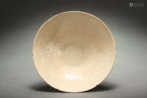 Ding Kiln Carved Bowl