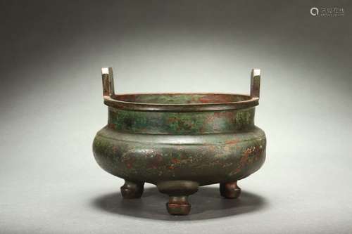 Bronze Tri-legged Censer