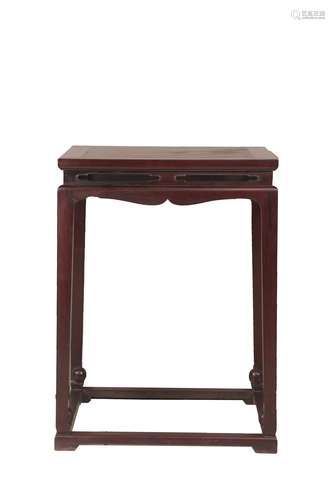 Red Sandalwood Square End Table