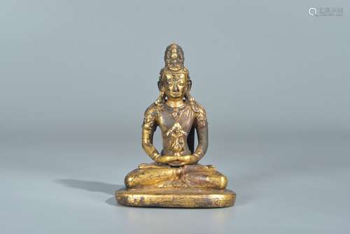 Gilt Bronze Statue of Buddha