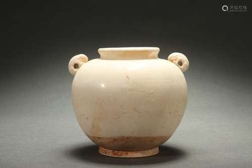 Gongxian Kiln Jar with Loop Handles