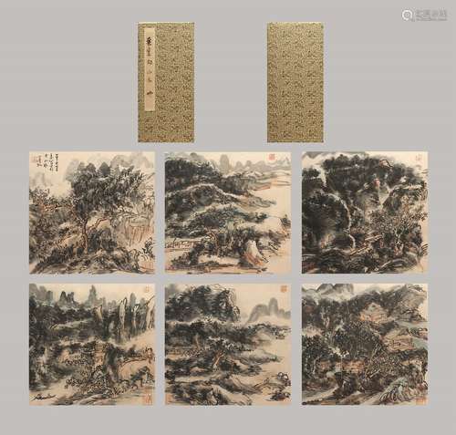 Painting Album of Landscape, Huang Binhong