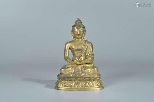 Gilt Bronze Statue of Buddha