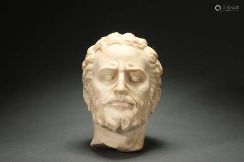 Greek Head Statue