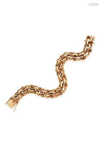 GOLD FANCY-LINK BRACELET