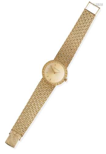 JAEGER LE COULTRE  LADIES GOLD BRACELET WATCH