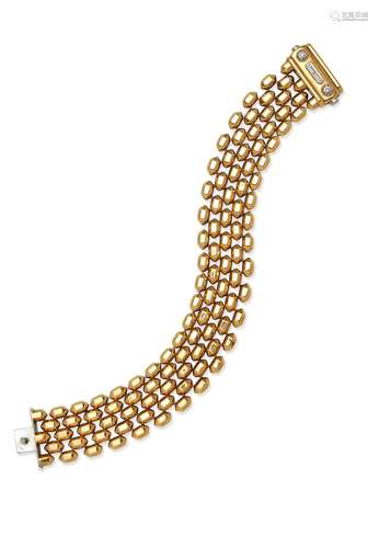 CHIMENTO  BI-COLOURED GOLD BRACELET