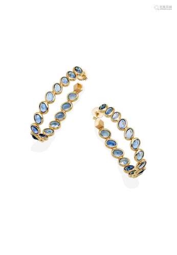 PAOLO COSTAGLI  PAIR OF SAPPHIRE EARRINGS