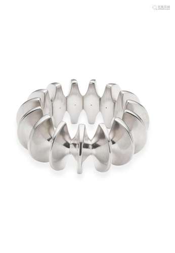 GEORG JENSEN  STERLING SILVER HINGED CUFF,  NANNA & JØRG...