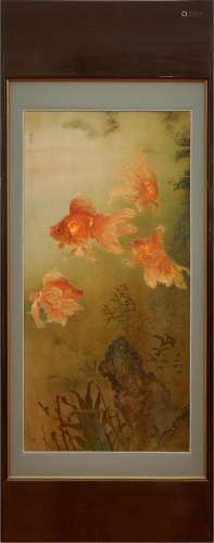 Lee Man Fong (Indonesian, 1913-1988) Goldfish