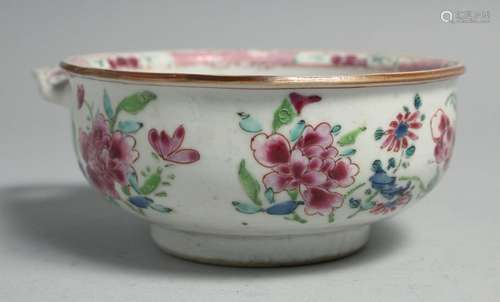 A CHINESE FAMILLE ROSE PORCELAIN BOWL, bowl 12cm diameter, (...