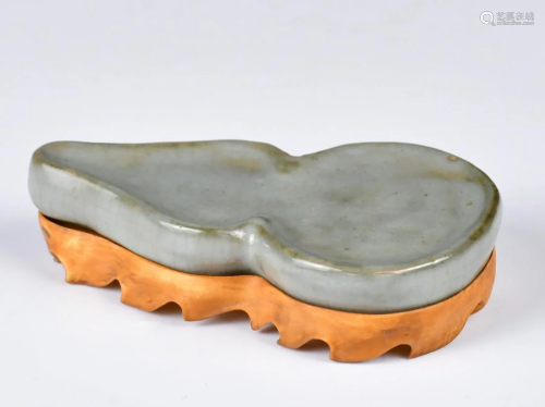 A Song Style Gourd Shape Washer w/Stand & Box