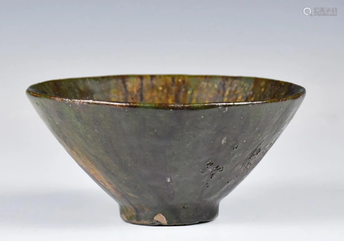 A Sancai Conical Bowl w/ Box