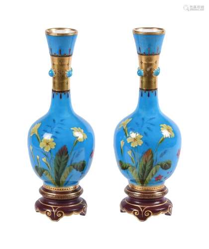 MINTON, PROBABLY CHRISTOPHER DRESSERA PAIR OF AESTHETIC MOVE...