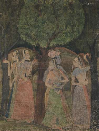 A LARGE PAINTED PICHHAVAI
