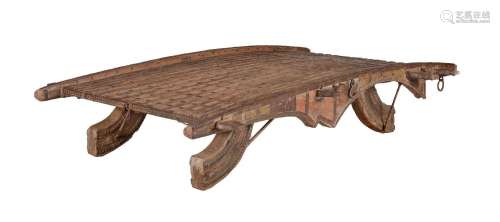 AN INDIAN, PROBABLY RAJASTHAN, 'CART' TABLE