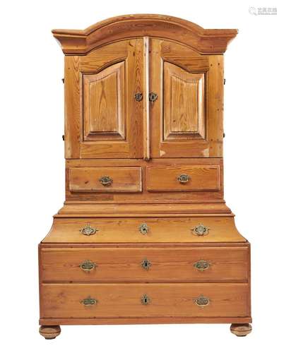 A SWEDISH PINE CABINET