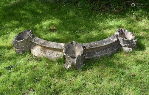 A STONE COMPOSITION FOUNTAIN EDGE