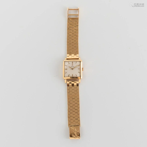 Omega 18kt Gold Reference 3971 Wristwatch and Bracelet