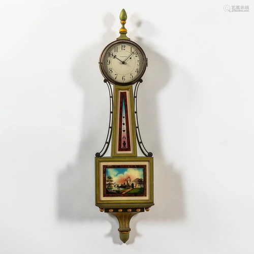 Waltham Patent Timepiece or "Banjo" Clock