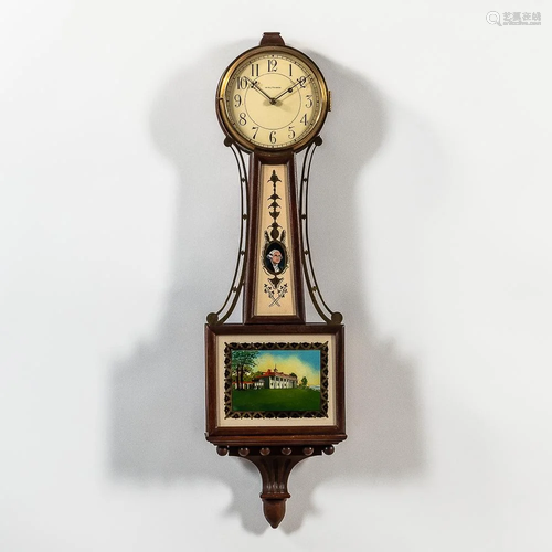 Waltham Patent Timepiece or "Banjo" Clock