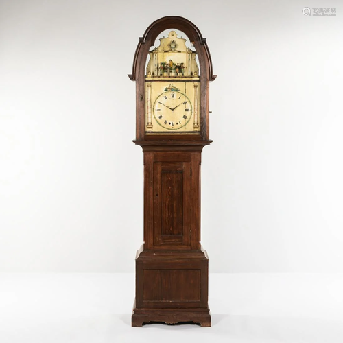 Monumental Barrel Organ and Automaton Tall Clock