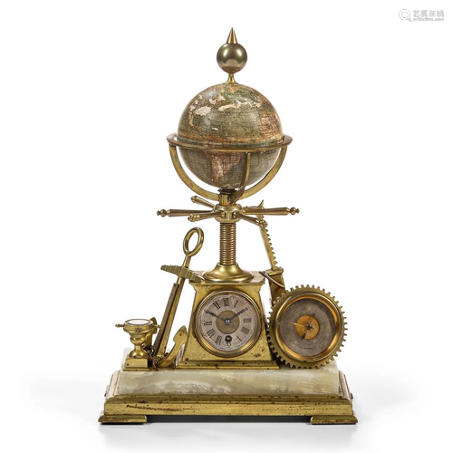 French Industrial Maritime or Compendium Clock