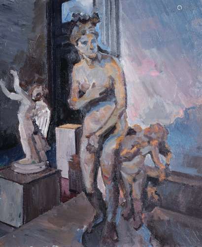 b.1981褚朱炯 古希腊世界之一 二〇二〇年作 布面油画
