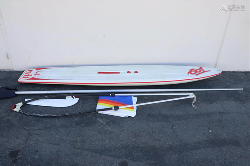 A Crit 601 windsurf board