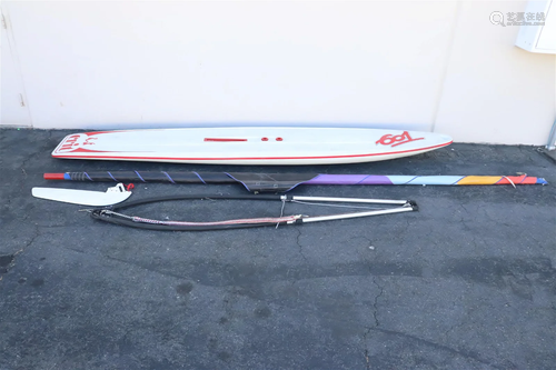 A Crit 601 windsurf board