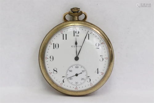 Elgin pocket watch with GF case