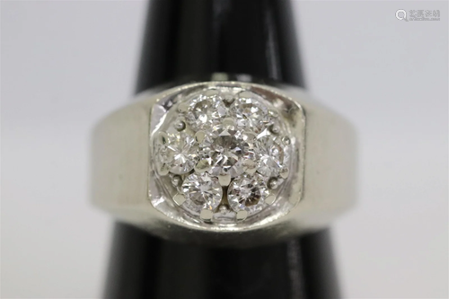 14K W/G diamond ring