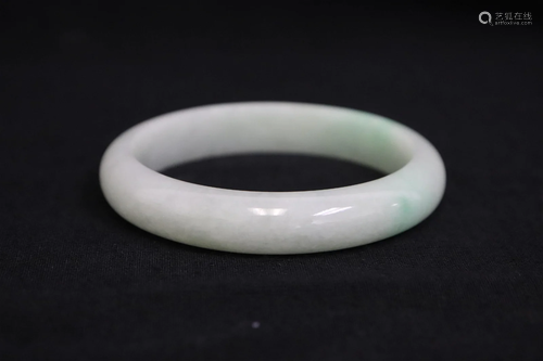 natural color jadeite bangle bracelet