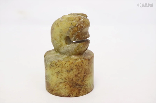 Chinese vintage shoushan stone seal