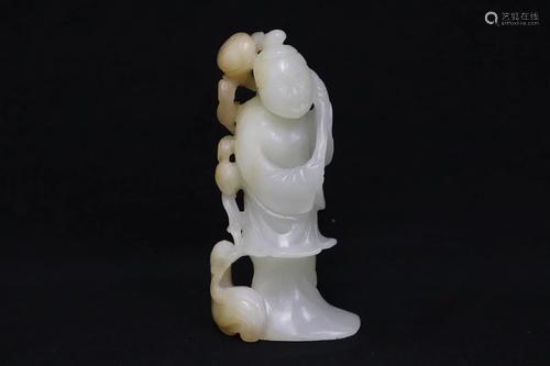 Fine Chinese jade carved figure