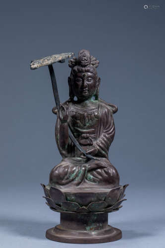 Ancient Chinese Khitan Guanyin statue
